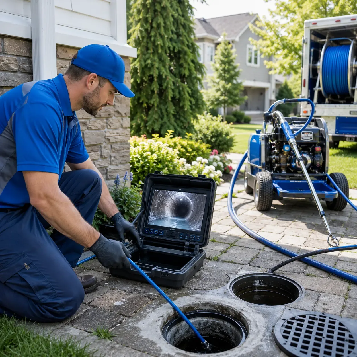 Outdoor drain cleaning professionals serving Trenton, OH