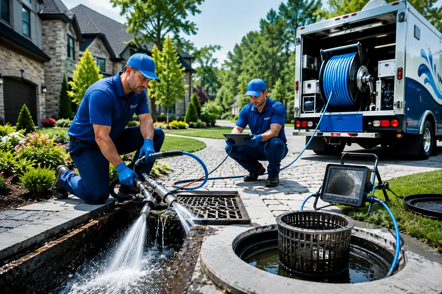 Local outdoor drain cleaning professionals in Trenton, OH
